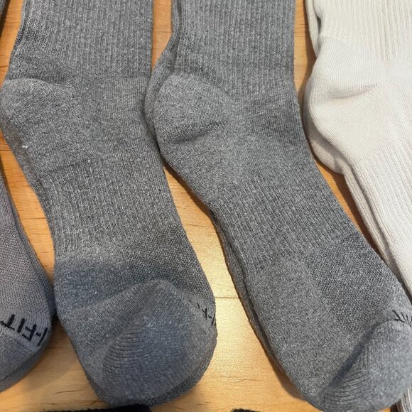 Nike Everyday Plus Cushion Crew Training Sock - Lot of 12 Pairs Gray Iron Smoke - Picture 3 of 7